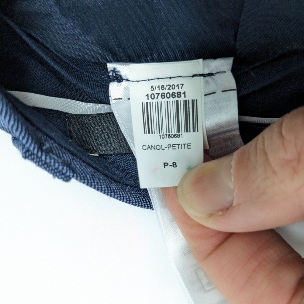 Banana Republic Ryan slim wool blend pants size 0P - Picture 12 of 14